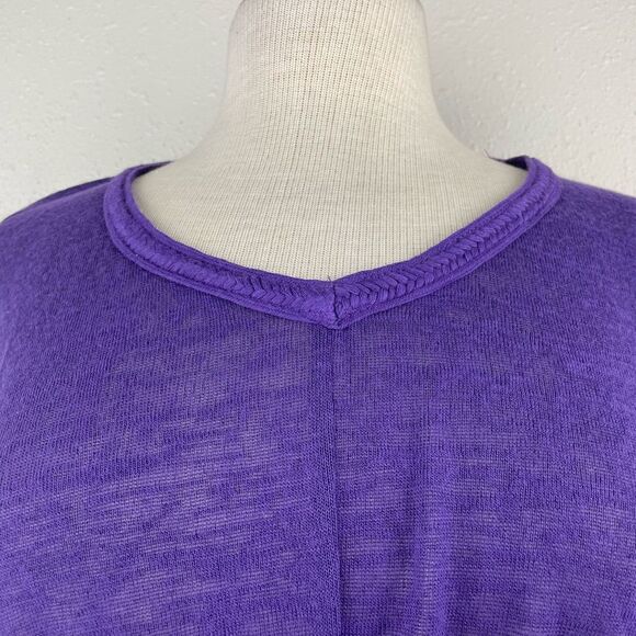 NWT JW Style Womens Purple Boho Top Size M - Picture 3 of 7